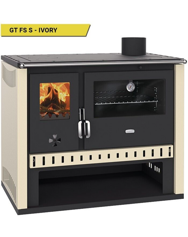 Küchenofen Holzherd Prity GT FS S  Elfenbein  15kW EEK- A BimschV2